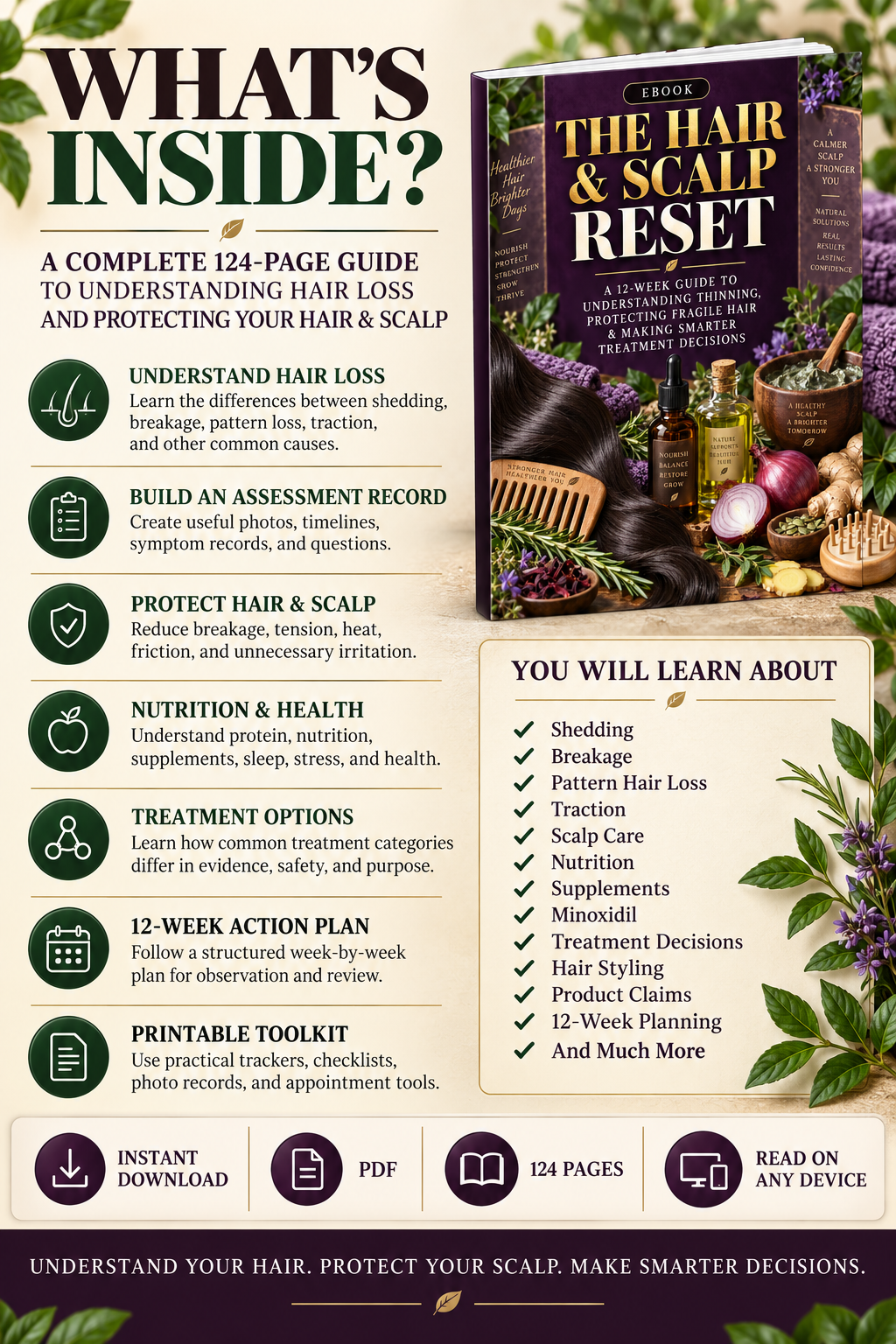 THE HAIR & SCALP RESET — 12-Week Hair & Scalp Guide