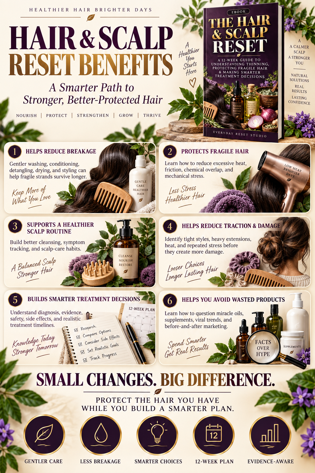 THE HAIR & SCALP RESET — 12-Week Hair & Scalp Guide