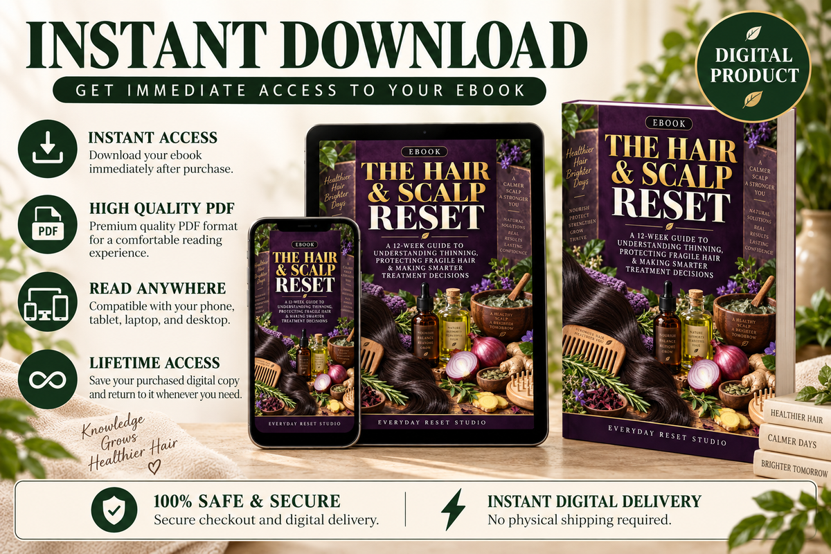 THE HAIR & SCALP RESET — 12-Week Hair & Scalp Guide